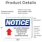 Signmission Delivery Entrance Contractors Sign, Vinyl Decal, 10in W x 7in L, 2PK OS-2PACK-NS-D-710-L-10968 - alternate 5